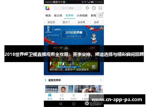 2018世界杯卫视直播观看全攻略:赛事安排、频道选择与精彩瞬间回顾 2018世界杯卫视直播观看全攻略:赛事安排、频道选择与精彩瞬间回顾