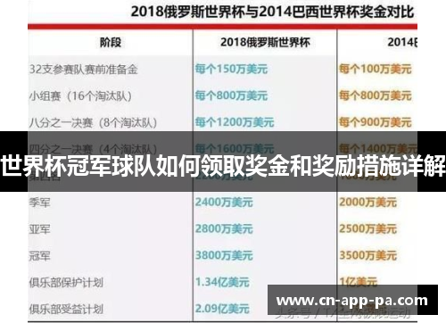 世界杯冠军球队如何领取奖金和奖励措施详解 世界杯冠军球队如何领取奖金和奖励措施详解